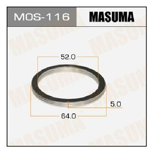 Кольцо глушителя Masuma MOS-116 52х64х5мм купить,NaN