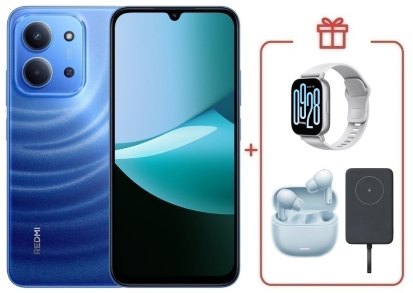 Смартфон Xiaomi Redmi 15C 4G 8/256GB Moonlight Blue + подарок купить,NaN