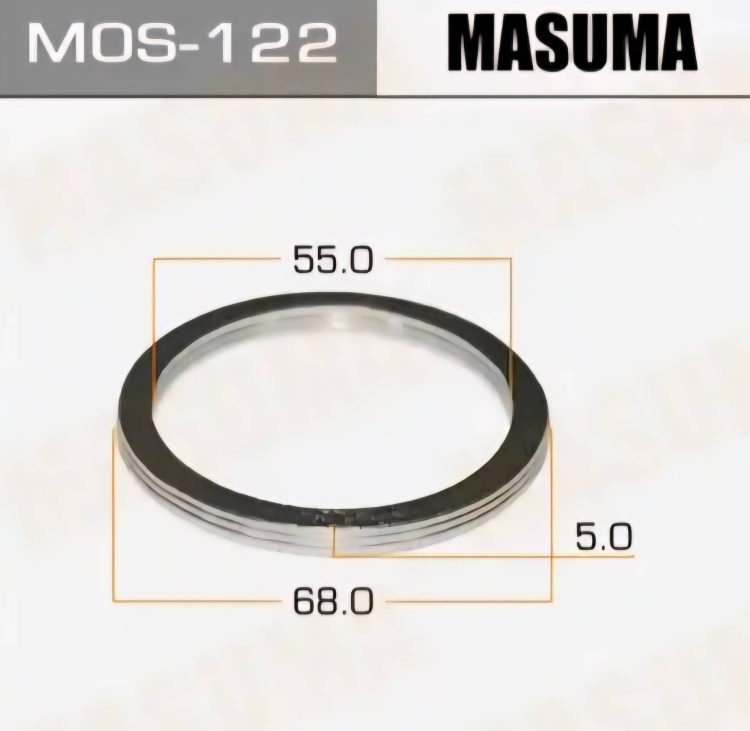 Кольцо глушителя Masuma MOS-122 55х68х5мм купить,NaN