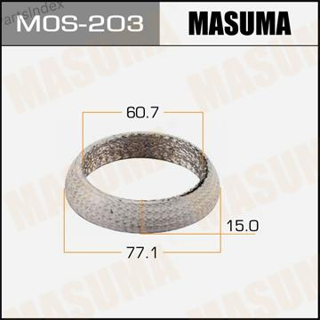 Кольцо глушителя Masuma MOS-203 60.7x77.1x15мм купить,NaN