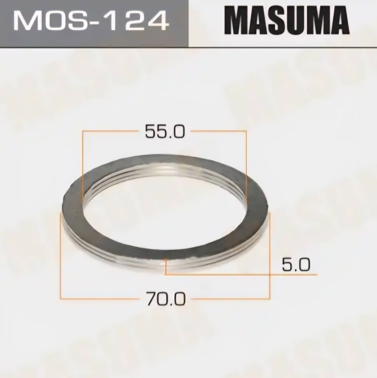 Кольцо глушителя Masuma MOS-124 55х70х5мм купить,NaN