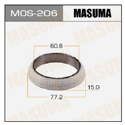 Кольцо глушителя Masuma MOS-206 60.8x77.2x15мм купить,NaN