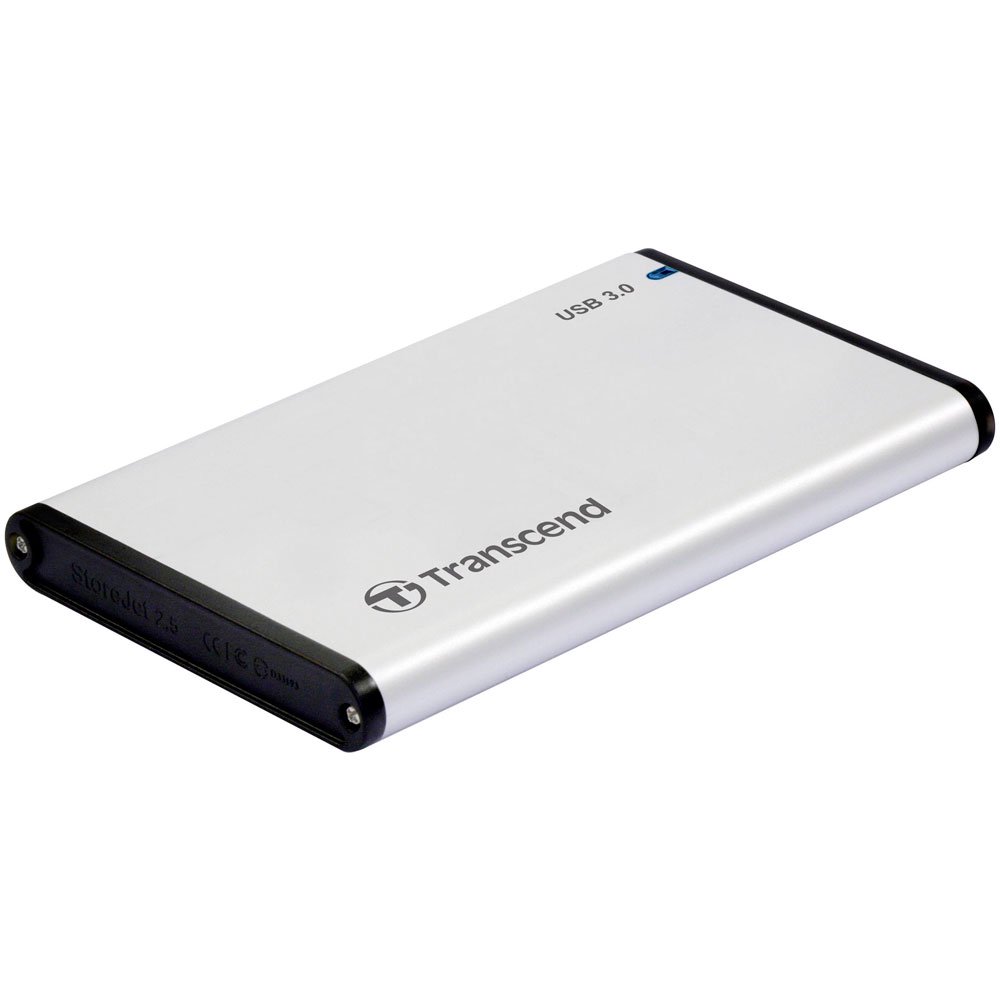 Внешний бокс для установки SSD/HDD Transcend TS0GSJ25S3 серебристый