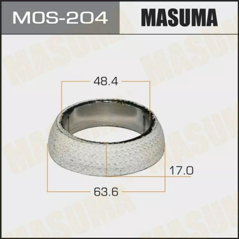 Кольцо глушителя Masuma MOS-204 48.4х63.6х17мм купить,NaN