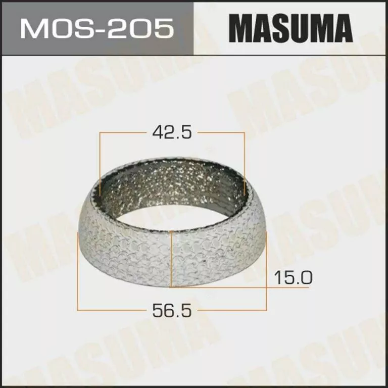 Кольцо глушителя Masuma MOS-205 42.5х56.5х15мм купить,NaN