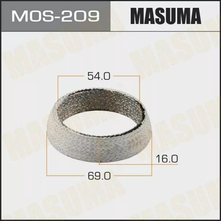 Кольцо глушителя Masuma MOS-209 54x69x16мм купить,NaN