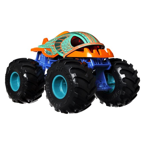Машинка Hot Wheels Monster Trucks  1:24 Piran-Ahhhh оранжево-зеленая купить,NaN