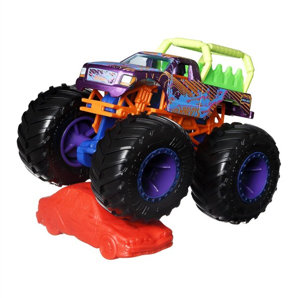 Машинка Hot Wheels Monster Trucks  1:64 Haul Yall фиолетовая купить,NaN