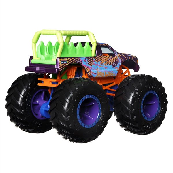 Машинка Hot Wheels Monster Trucks  1:64 Haul Yall фиолетовая купить,NaN