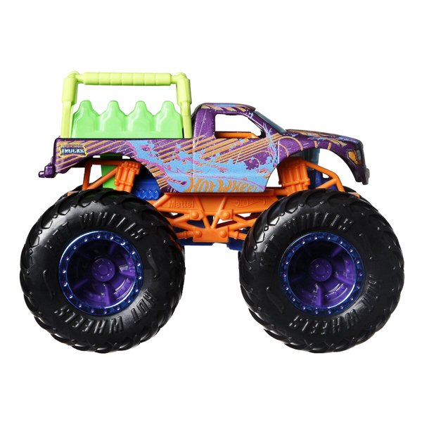 Машинка Hot Wheels Monster Trucks  1:64 Haul Yall фиолетовая купить,NaN