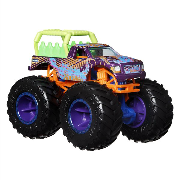Машинка Hot Wheels Monster Trucks  1:64 Haul Yall фиолетовая купить,NaN