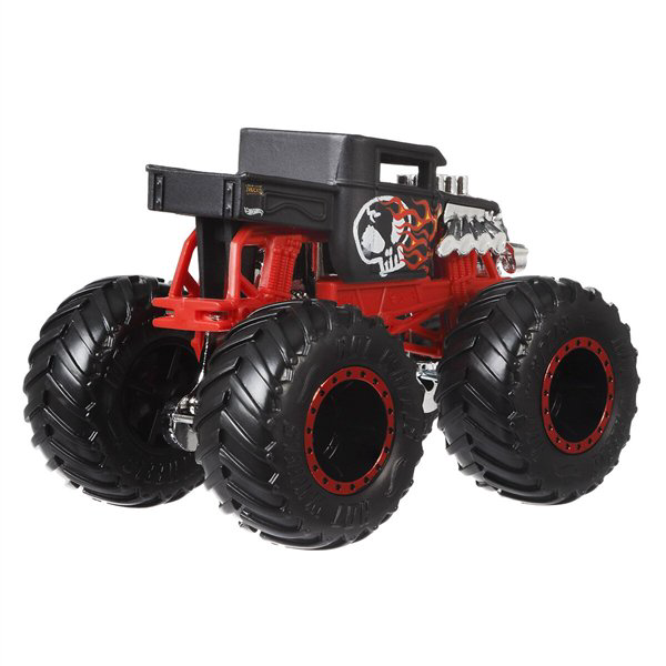 Машинка Hot Wheels Monster Trucks 1:64 Bone Shaker черная купить,NaN