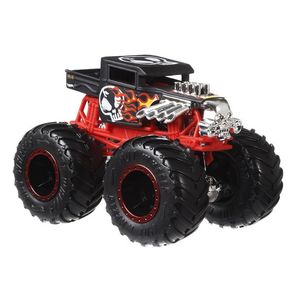 Машинка Hot Wheels Monster Trucks 1:64 Bone Shaker черная купить,NaN