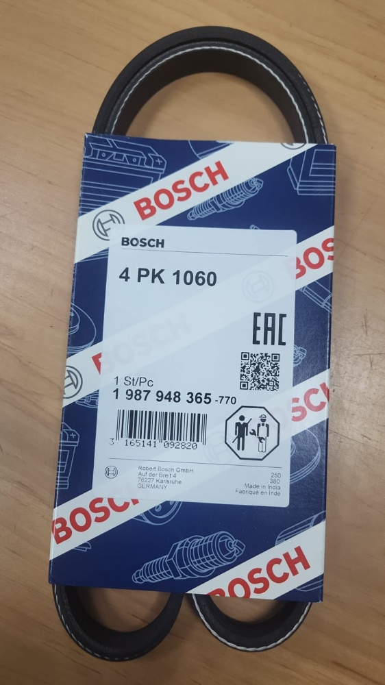 Ремень поликлиновый Bosch 4PK 1060 /1987948365 купить,NaN