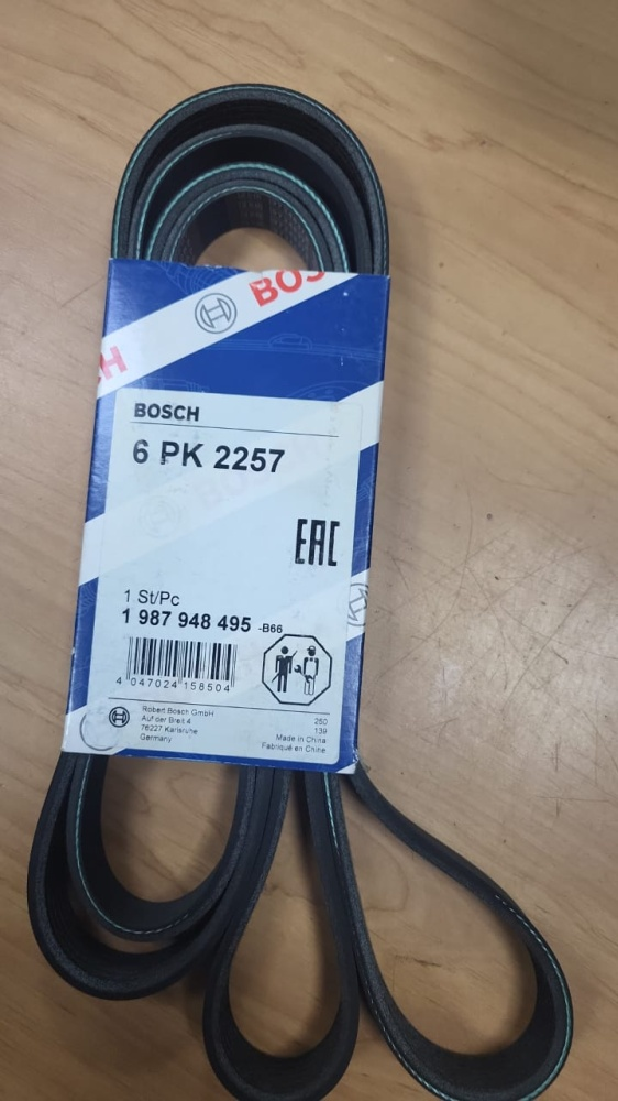 Ремень поликлиновый Bosch 6PK 2257 /1987948495 купить,NaN