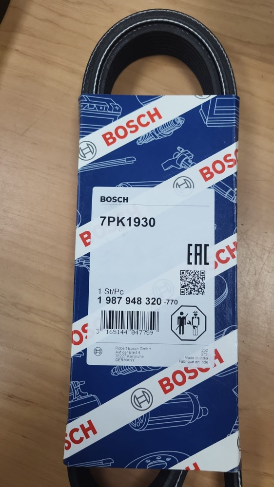 Ремень поликлиновый Bosch 7PK 1930 /1987948320 купить,NaN