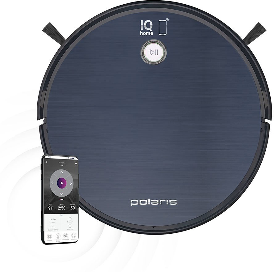 Робот-пылесос Polaris PVCR 3300 IQ Home Aqua черный