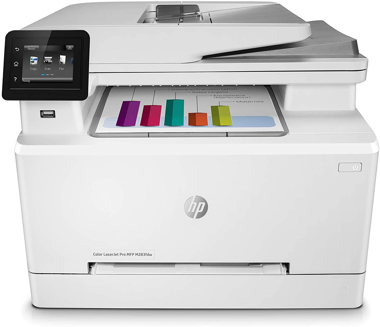 МФУ HP Color LaserJet Pro MFP M283fdw белое