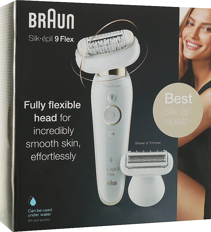 Эпилятор Braun 3D Flex SES9002 белый купить,NaN