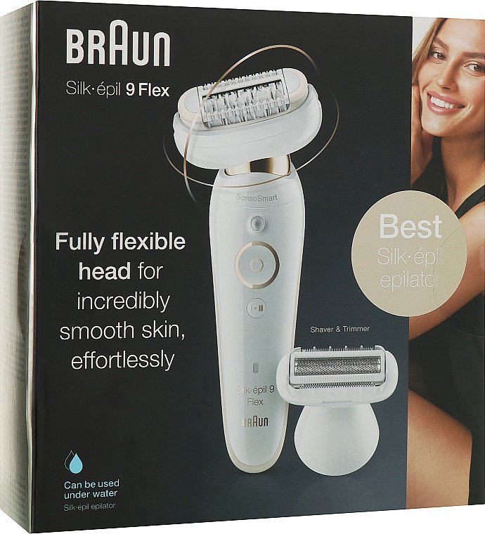 Эпилятор Braun 3D Flex SES9002 белый купить,NaN