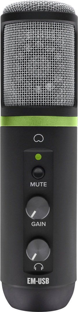 Cтудийный конденсаторный микрофон Mackie EM-USB черный - ForteMarket Cтудийный конденсаторный микрофон Mackie EM-USB черный купить,0