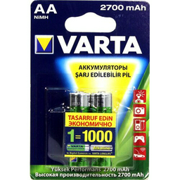 Батарейки Varta HR6/AA 2700mAh/1.2V 2шт