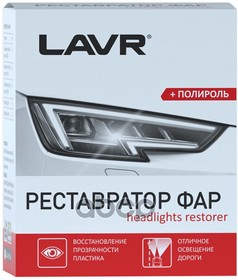 Полироль фар Lavr Polish Restorer Headlights LN-1468 20мл купить,NaN