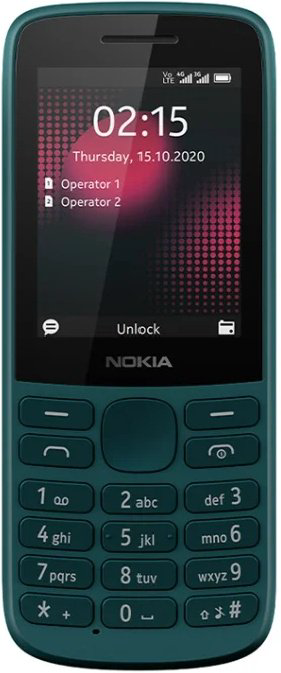 Мобильный телефон Nokia 215 4G DS Cyan