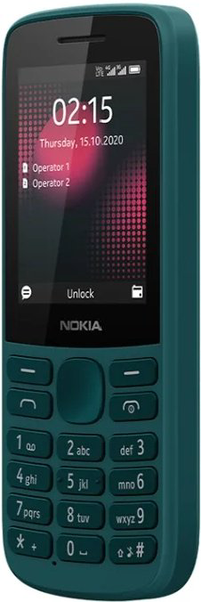 Мобильный телефон Nokia 215 4G DS Cyan купить,NaN