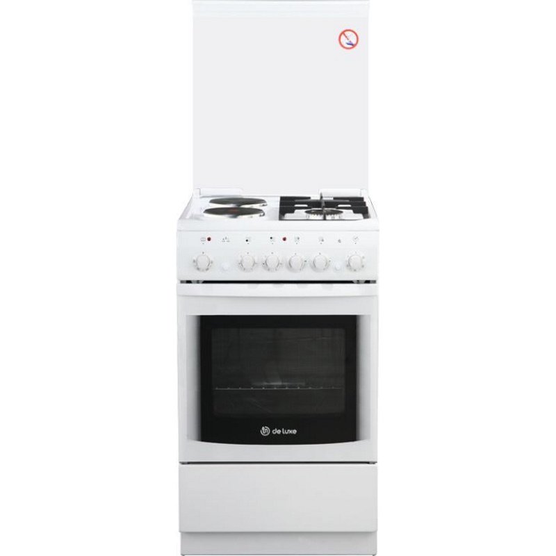 Комбинированная плита De Luxe 506022.05ГЭ КР Ч/Р-030 белая