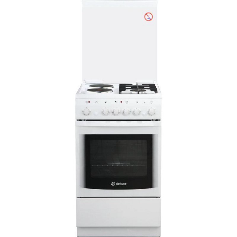 Комбинированная плита De Luxe 506022.05ГЭ КР Ч/Р-030 белая