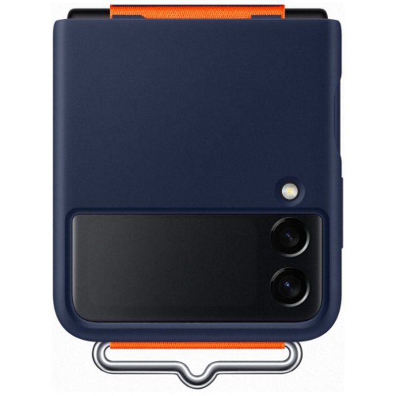Чехол Samsung Galaxy Z Flip 3 EF-GF711TNEGRU темно-синий купить,NaN