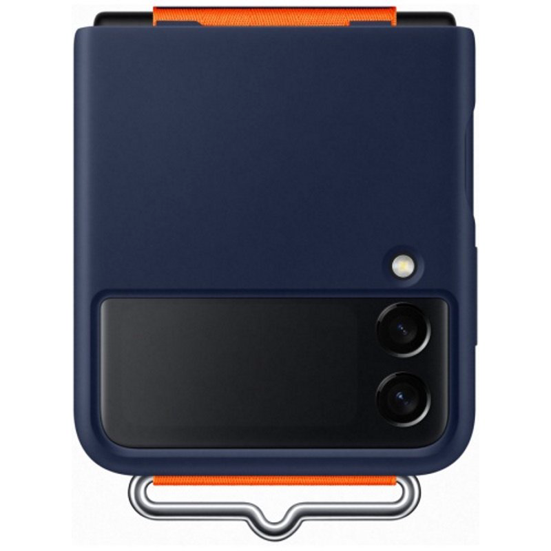 Чехол Samsung Galaxy Z Flip 3 EF-GF711TNEGRU темно-синий купить,NaN