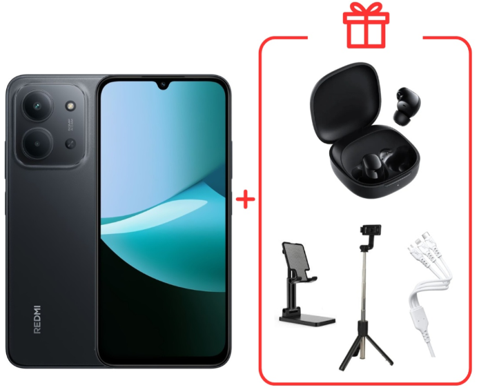 Смартфон Xiaomi Redmi 15C 4G NFC 4/128GB Midnight Gray + подарок купить,NaN