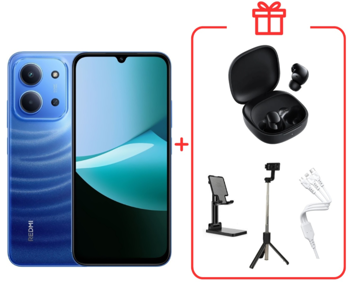 Смартфон Xiaomi Redmi 15C 4G NFC 4/128GB Moonlight Blue + подарок купить,NaN