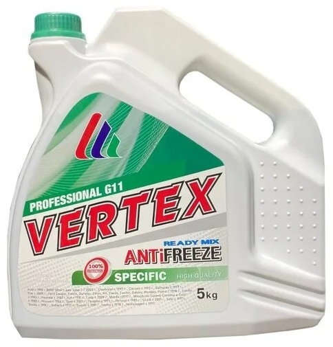 Антифриз Vertex Specific G-11 зеленый 5кг купить,NaN