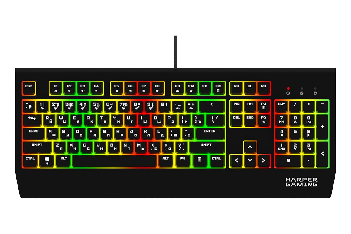 Клавиатура Harper Gaming Typhoon GKB-25 черная