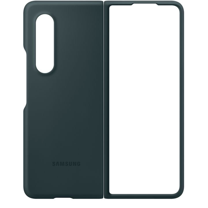 Чехол Samsung Silicone Cover для Galaxy Z Fold 3 EF-PF926TGEGRU зеленый купить,NaN