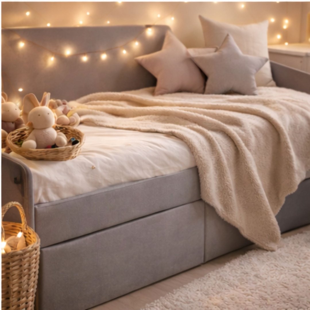 Детская кровать Domiko Classic 80x160 см серая купить,NaN