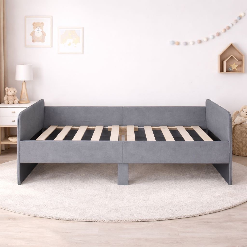 Детская кровать Domiko Classic 80x160 см серая купить,NaN