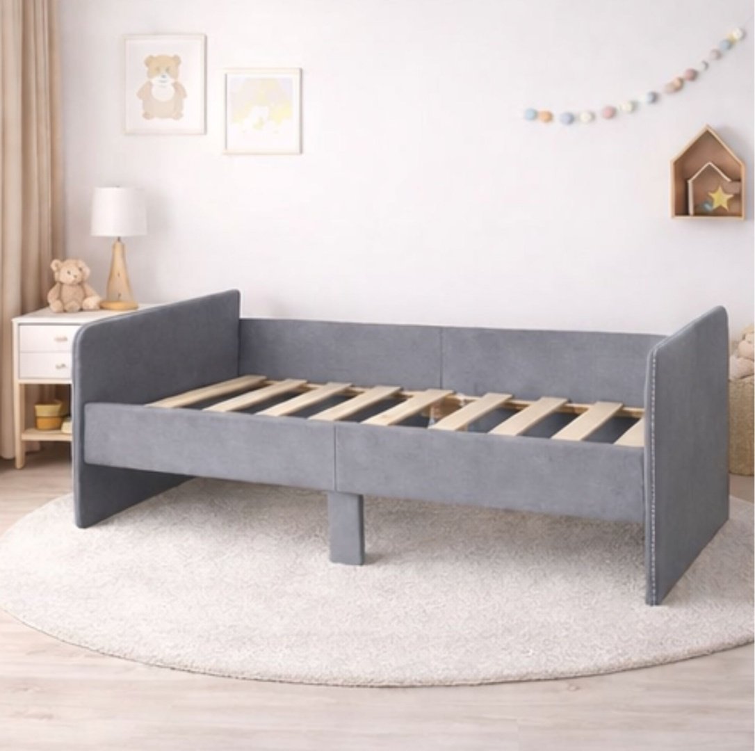 Детская кровать Domiko Classic 80x160 см серая купить,NaN