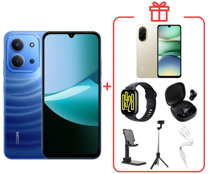 Смартфон Xiaomi Redmi 15C 4G NFC 8/256GB Moonlight Blue + подарок купить,NaN