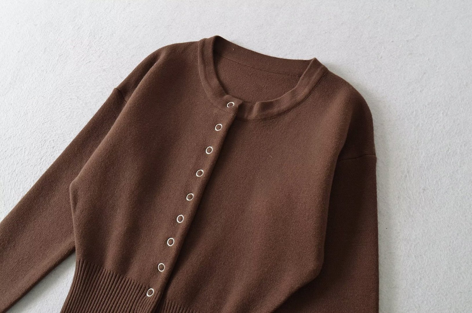 Кардиган TriumphEast Soft Knit Cardigan коричневый 46