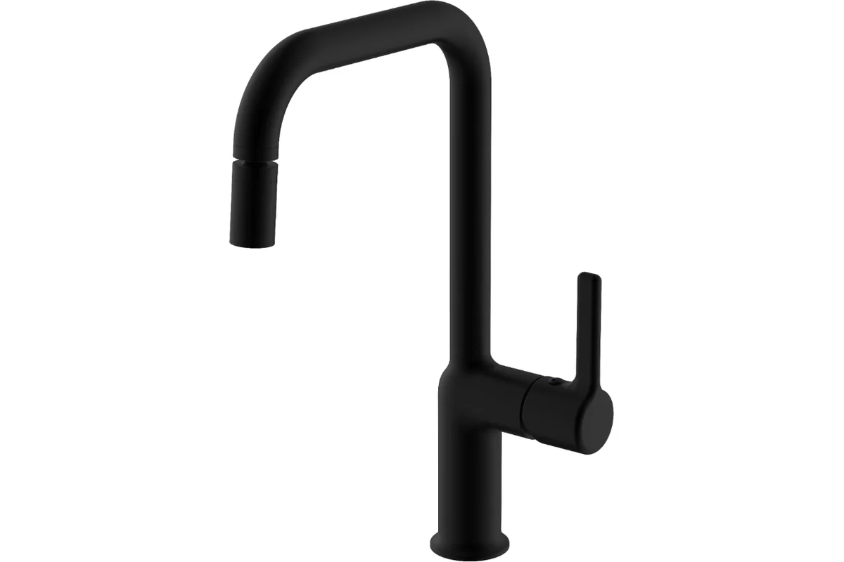 Смеситель Voda Column Black CLM519B черный купить,37400