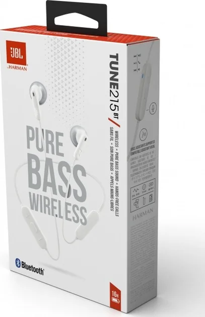 Наушники JBL Tune 215BT JBLT215BTWHT White купить,NaN
