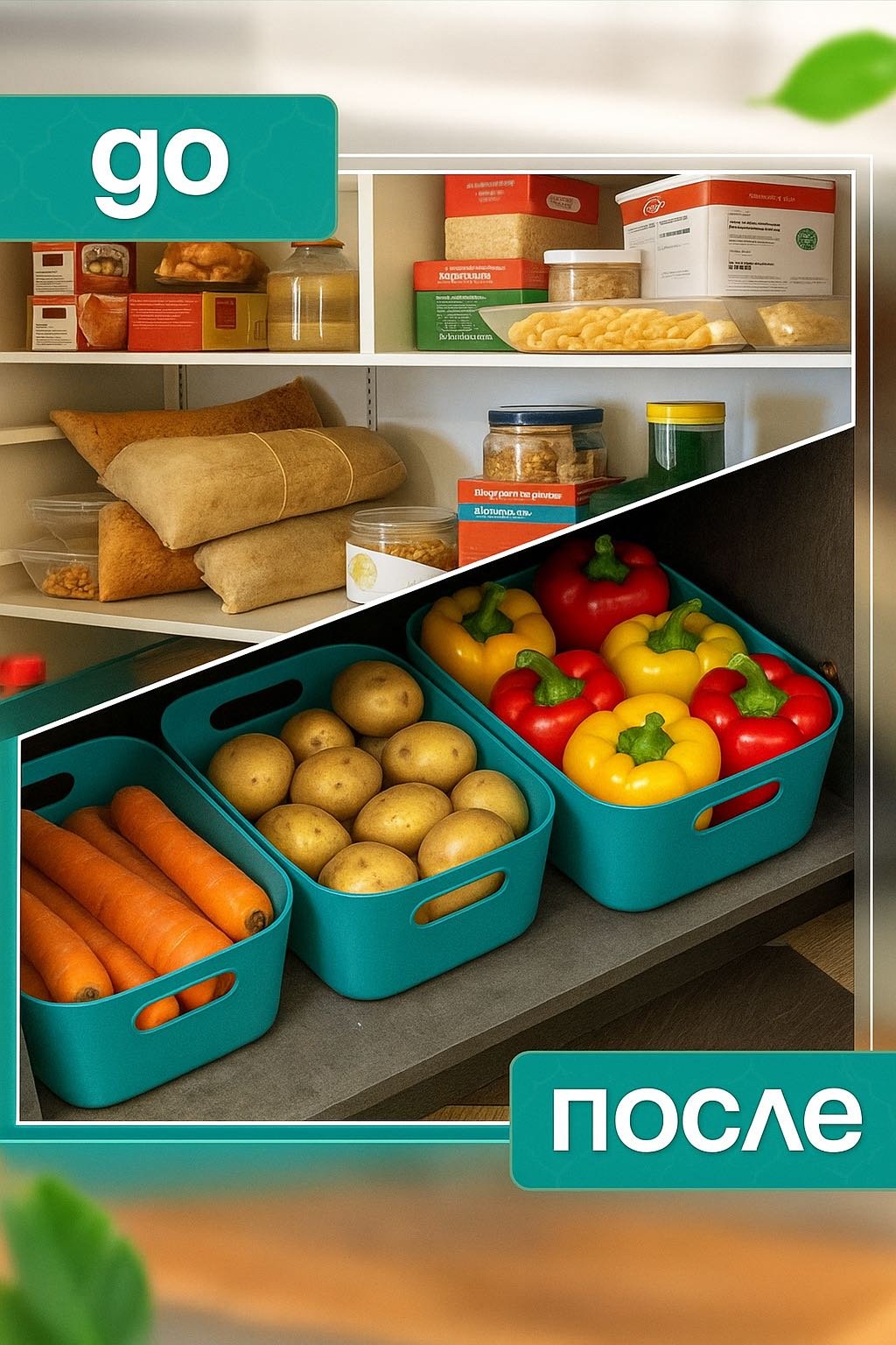 Корзины для хранения TriumphEast 24x16.8x10 см зелёные 6 шт купить,NaN