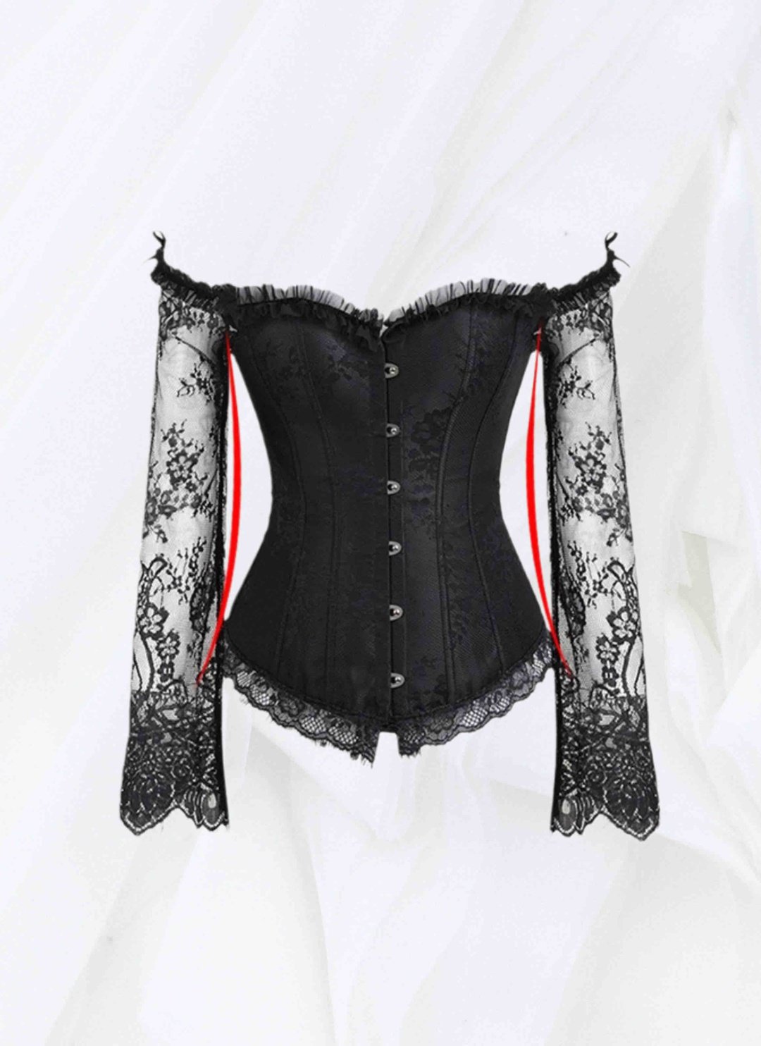 Корсет TriumphEast Noir Lace черный XL купить,NaN