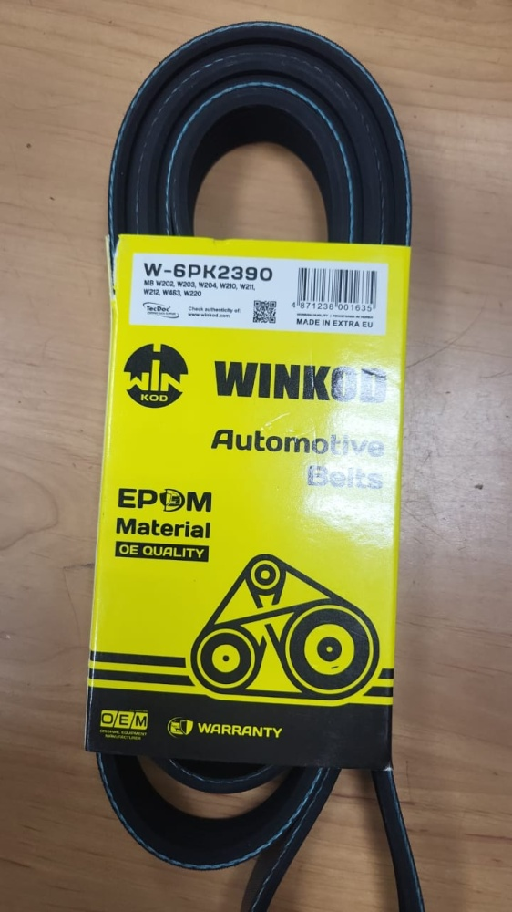 Ремень поликлиновый Winkod 6PK 2390 купить,NaN