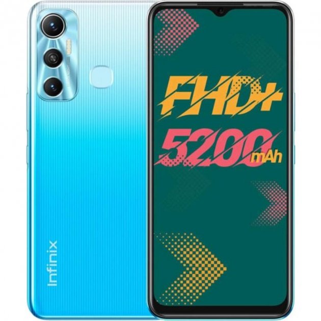 Смартфон Infinix Hot 11 128gb Blue купить,NaN