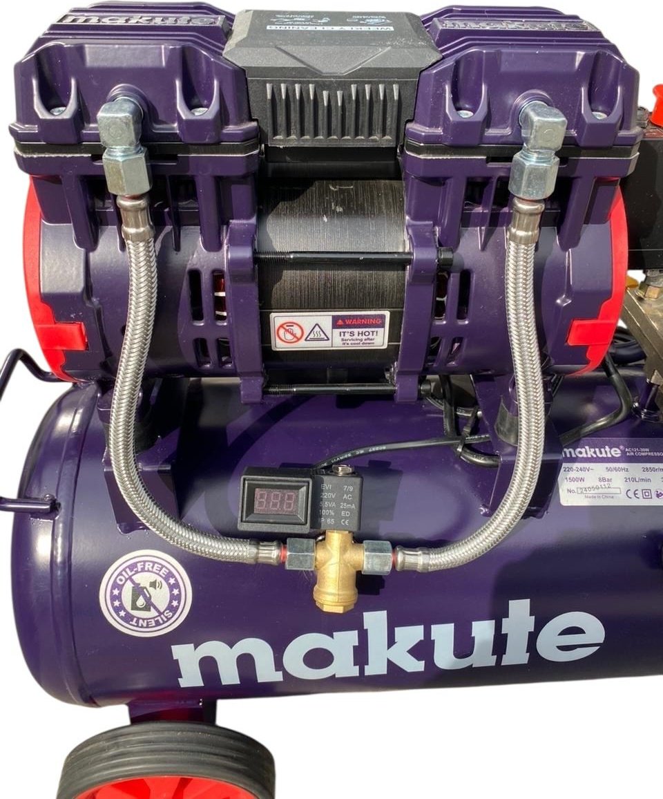 Компрессор безмасляный Makute AC121-30W, 8 бар купить,NaN